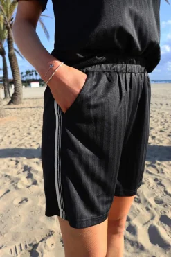 Outlet Liberte Felia-Shorts 22230 Black Simili