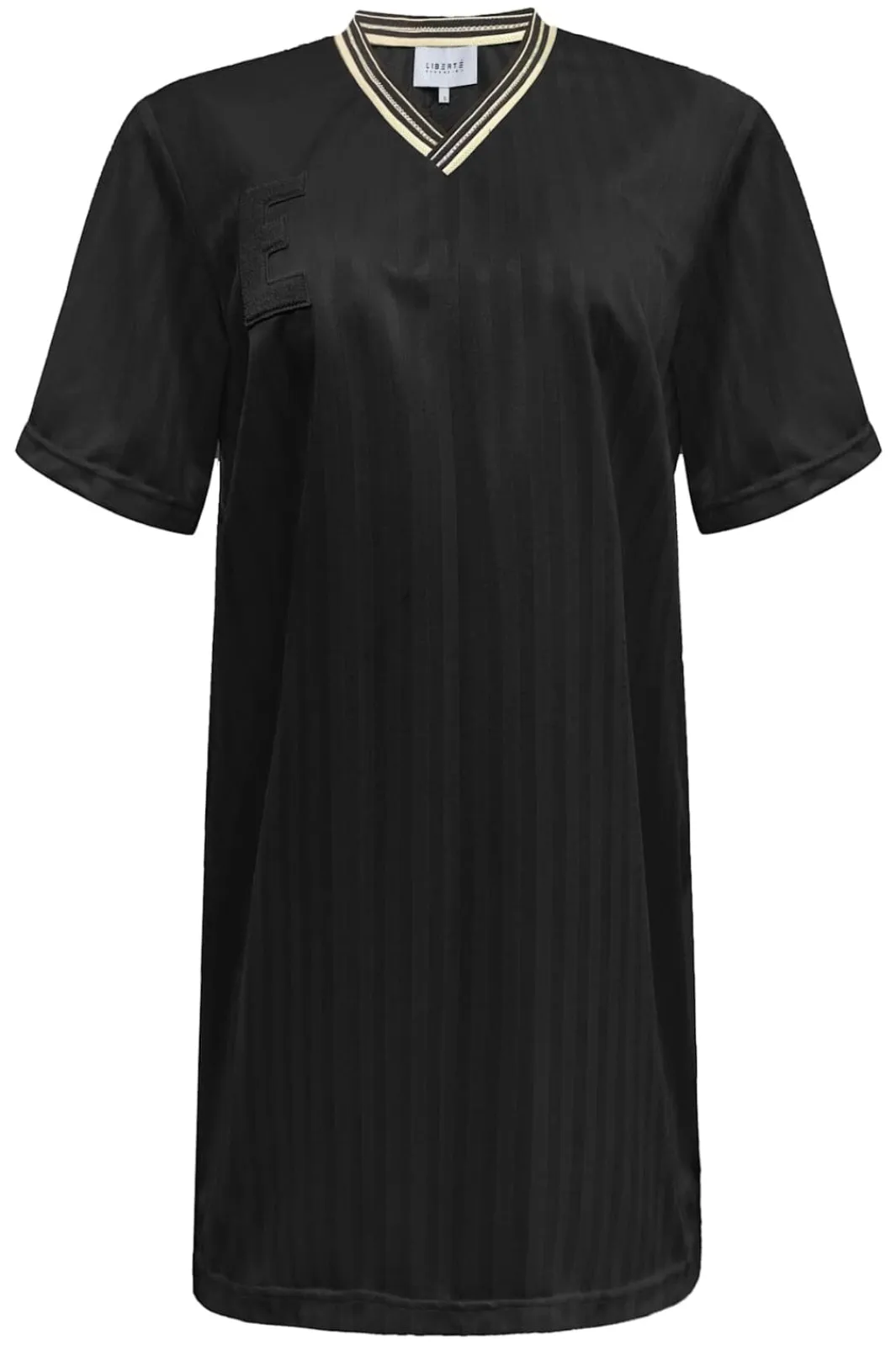 Discount Liberte Felia-Ss.Dress 22229 Black Simili