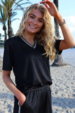 Liberte Felia-Ss-Tshirt 22228 Black Simili