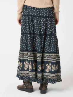 Outlet Neo Noir Felicia Mini Border Skirt 162569 Camel