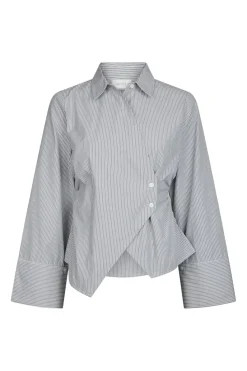 Discount Neo Noir Fenli Striped Shirt 165677 130