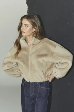 Outlet Co´Couture Feracc Faux Fur Jacket 30361 100
