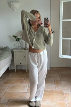 Online BYIC Fieic Pants A23851 Off White Satin