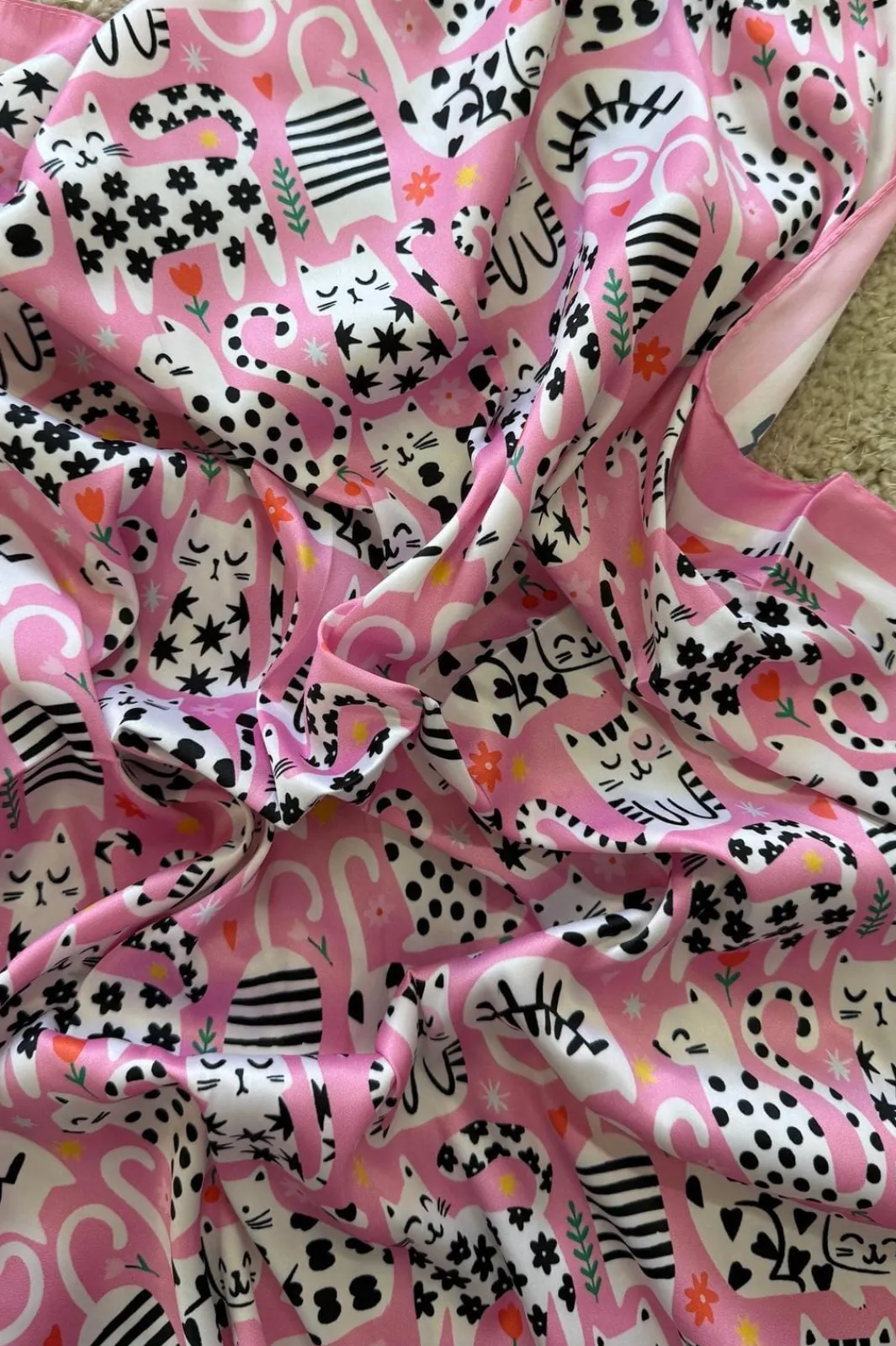 Online A-bee Filippa Scarf Pink