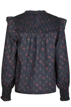 Clearance Neo Noir Filja Fine Print Blouse 166551 702