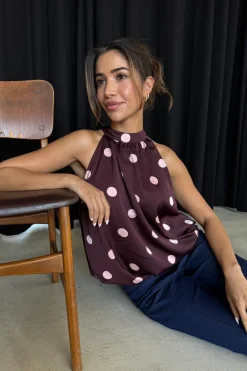 Discount Continue Fiona Dot Top 15064 Bordox Dot