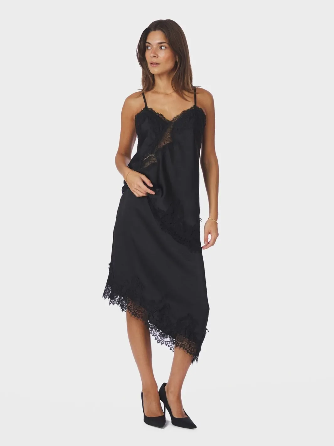 Online Neo Noir Fiora Lace Skirt 167417 100