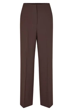 New Second Female Fique Classic Trousers 58928 6021 Chocolate Plum