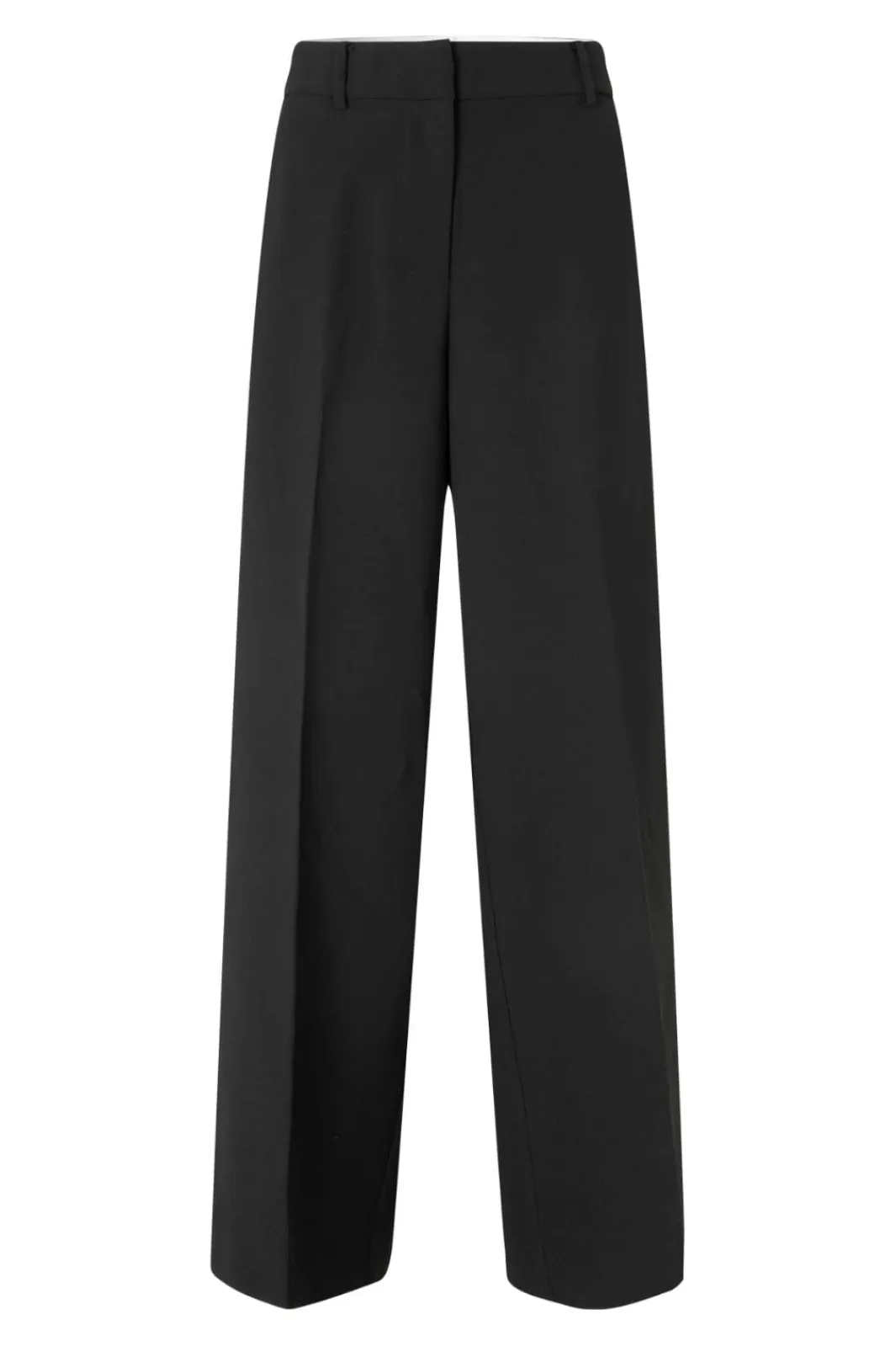 Second Female Fique Straight Trousers 59024 8001 Black
