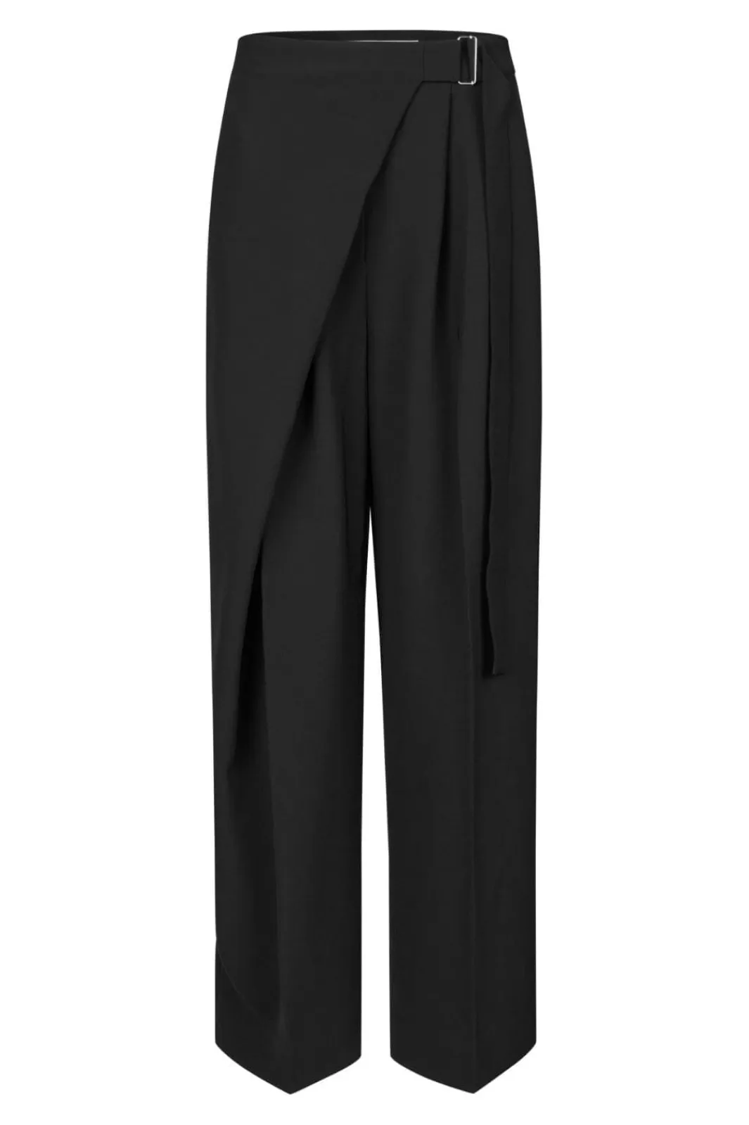 Hot Second Female Fique Wrap Trousers 60222 8001 Black