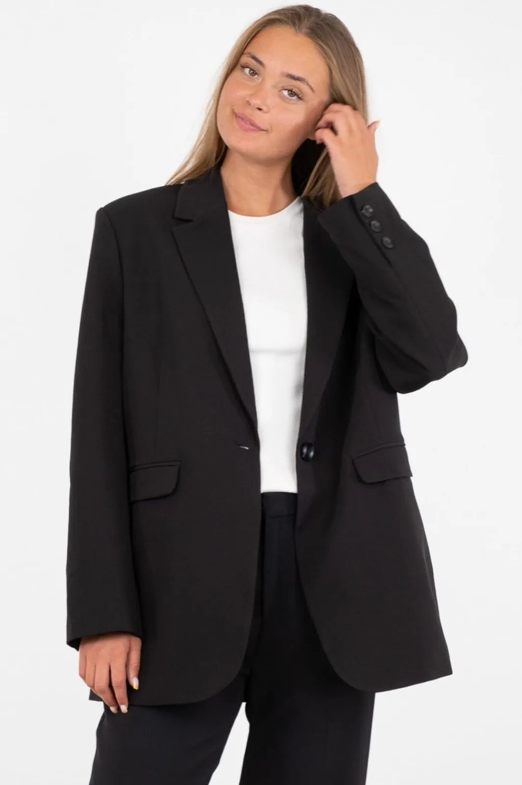 New Neo Noir Fisher Suit Blazer Black