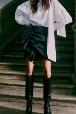Hot Second Female Flary Ruffle Skirt 60190 8001 Black