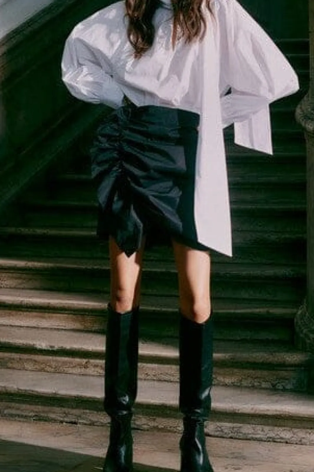 Hot Second Female Flary Ruffle Skirt 60190 8001 Black