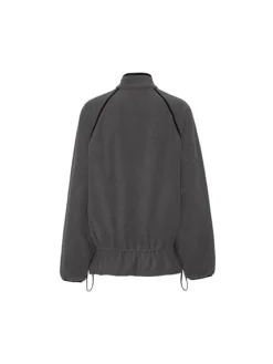 Best Rotate Fleece Half Zip Jacket 1153681205 1205 Gray Pinstripe