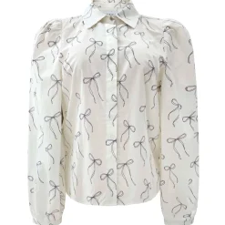 Liberte Flora Ls Blouse 21598 Creme Bow