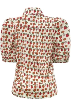 Outlet Liberte Flora-Ss-Blouse 22181 Strawberry