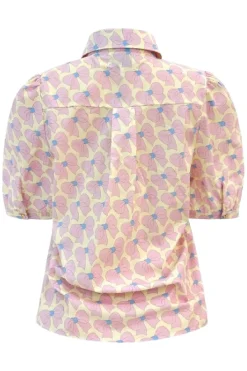 Best Liberte Flora-Ss-Blouse 22181 Cute Bow Rose