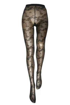 Wolford Floret Tights17657 7005 Black