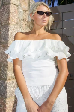 Best Cras Flounce Top C424 1007