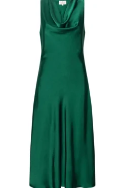 Hot Karmamia Flow Dress 2295 Semi Rich Pine Green