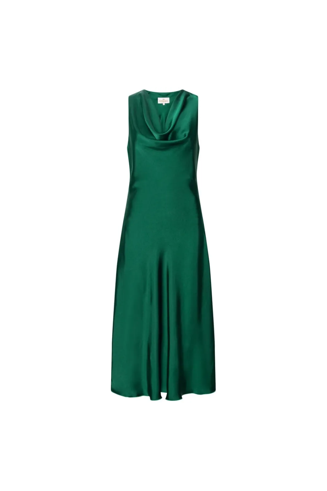 Hot Karmamia Flow Dress 2295 Semi Rich Pine Green