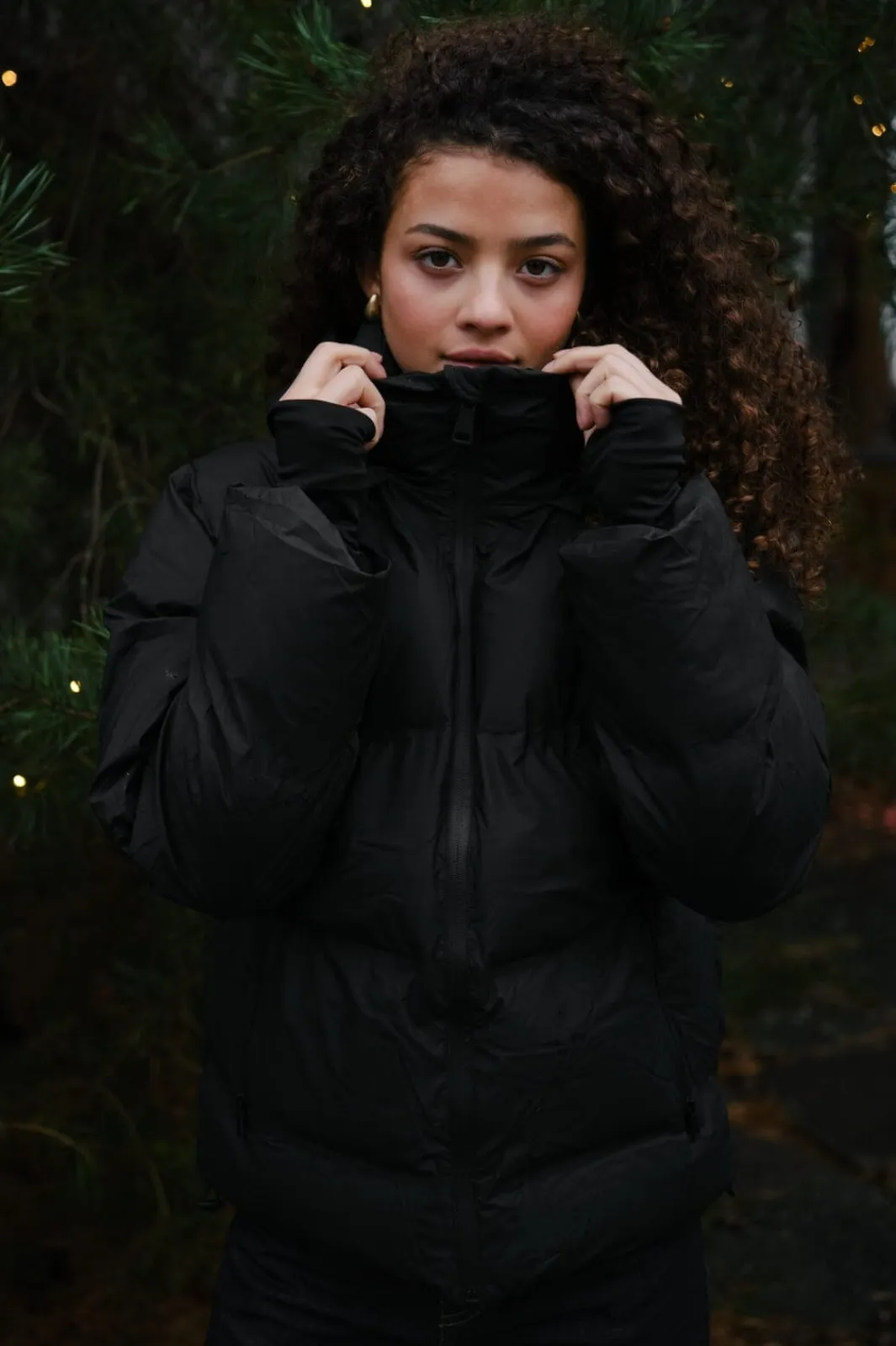 Clearance Neo Noir Fox C Puffer Jacket Black