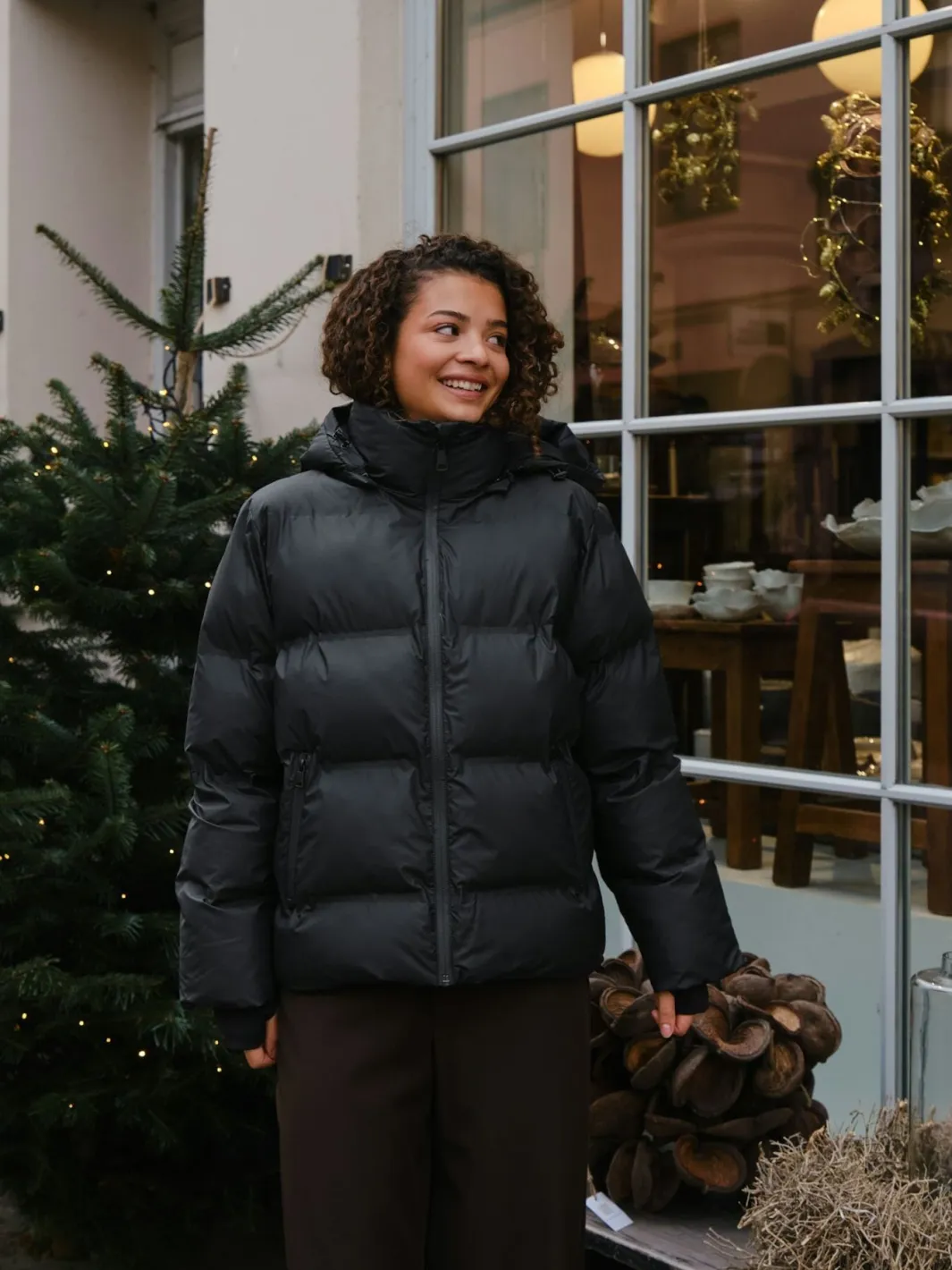 Clearance Neo Noir Fox C Puffer Jacket Black