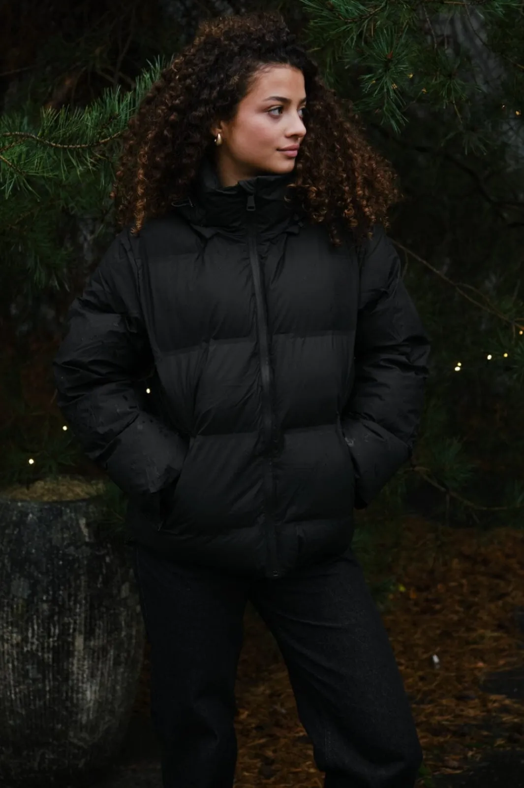 Clearance Neo Noir Fox C Puffer Jacket Black