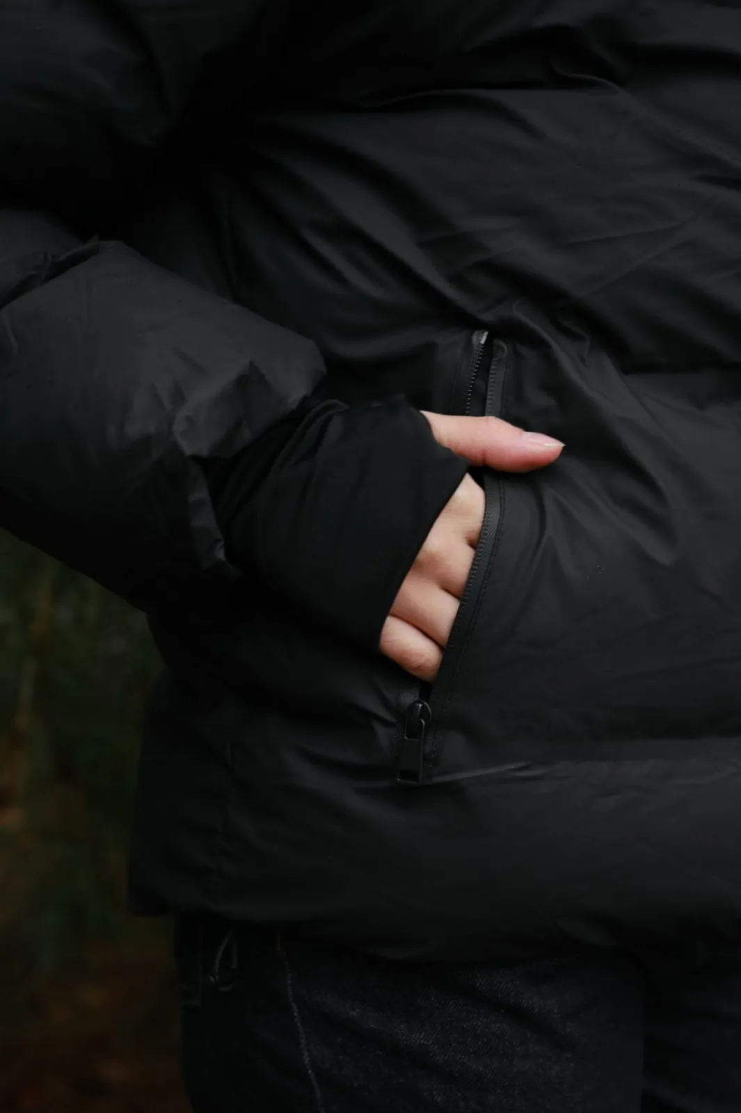 Clearance Neo Noir Fox C Puffer Jacket Black