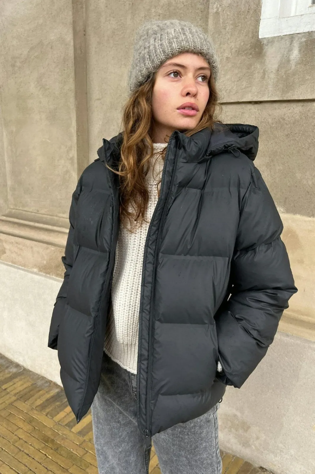 Sale Neo Noir Fox C Puffer Jacket Antracit
