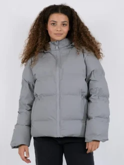 New Neo Noir Fox C Puffer Jacket Light Grey