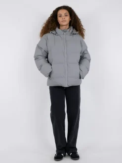 New Neo Noir Fox C Puffer Jacket Light Grey