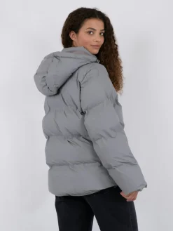 New Neo Noir Fox C Puffer Jacket Light Grey