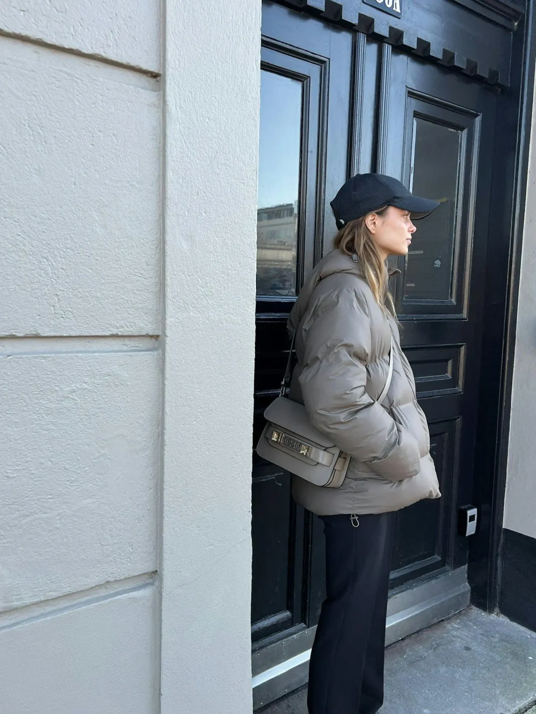 Sale Neo Noir Fox C Puffer Jacket Dark Taupe