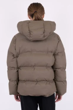Sale Neo Noir Fox C Puffer Jacket Dark Taupe