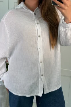 Discount A-bee Francesca Shirt Skjorte White