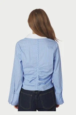 Neo Noir Francesca Stripe Shirt 165981 145