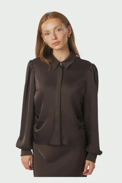 Neo Noir Fransala Heavy Sateen Shirt 166635 676