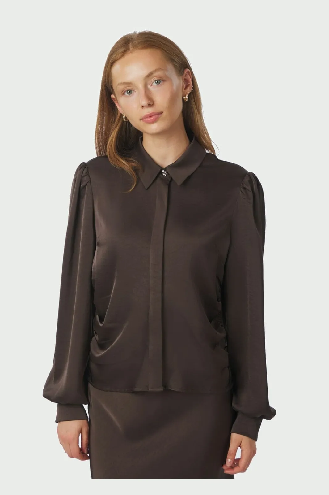 Neo Noir Fransala Heavy Sateen Shirt 166635 676