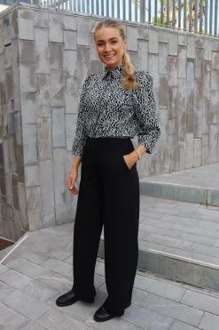 Liberte Freddy Wide Pants 22366 Black