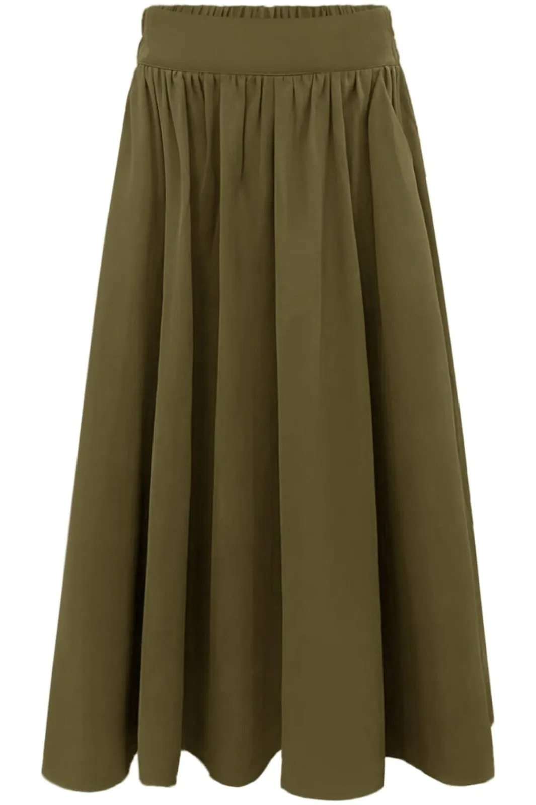 Outlet Liberte Frede-Long-Skirt 22112 Army