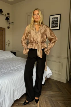 Discount BYIC Freyaic Shirt A2544 Light Brown