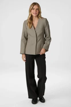 Neo Noir Frillis Fitted Blazer 165996 125