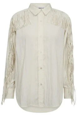 Online Haute L'Amitié Fringe Shirt HL10298 Off-White