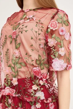 Hot A-View Fuschia Blouse AV4881 373