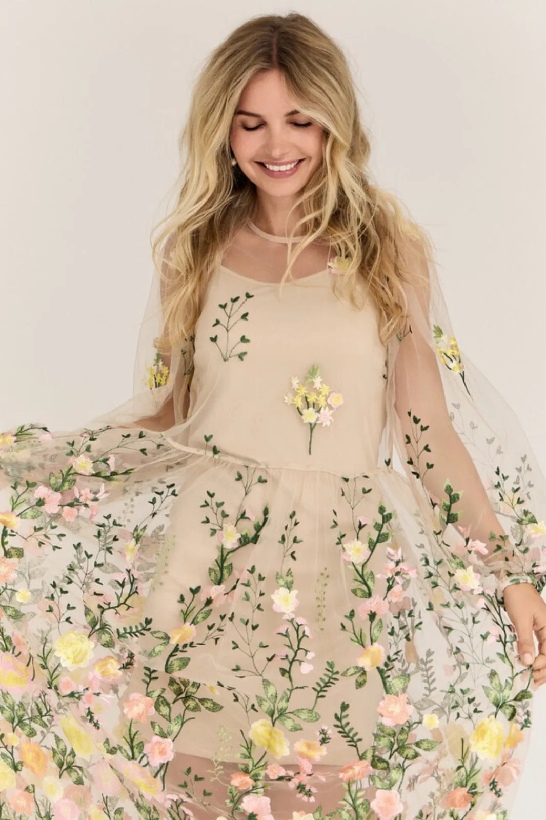 Clearance A-View Fuschia Dress 201 Sand/Yellow