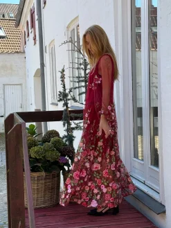 Hot A-View Fuschia Dress AV4614 373