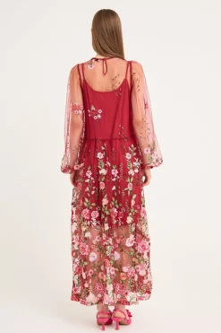 Hot A-View Fuschia Dress AV4614 373