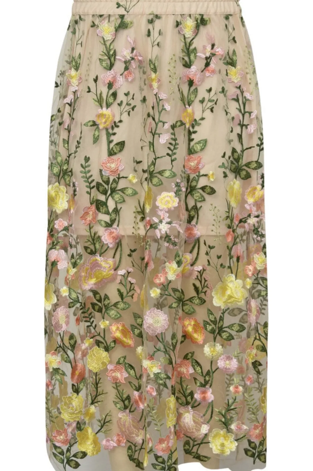 Hot A-View Fuschia Skirt 201 Sand/Yellow