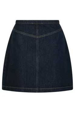 Neo Noir Gabani Denim Skirt 164288 Dark Blue